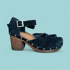 Korks Evah Platform Clogs Women’s Black 8.5 WESTERN CLOGS KORK-EASE CLOGS